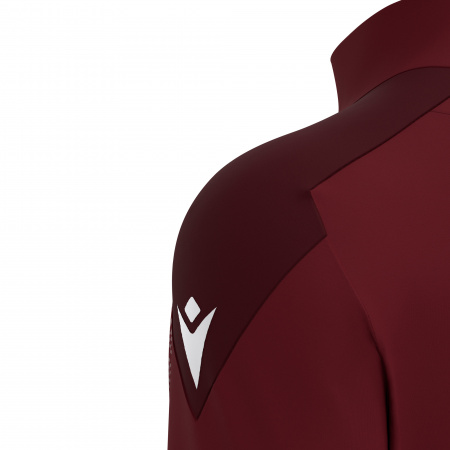 Толстовка тренировочная MACRON YARUGA TRAINING 1/4 ZIP TOP CARDINAL/DARK CARDINAL
