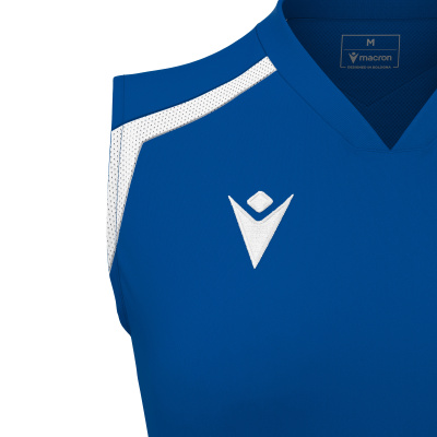 Футболка спортивная женская MACRON FROSTMOOR SHIRT ROYAL BLUE/WHITE