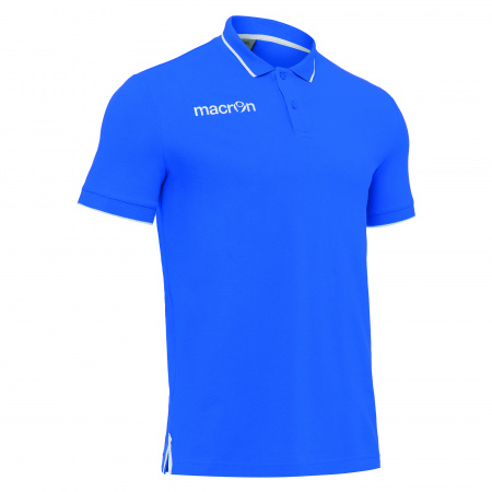 Поло парадное MACRON ZOUK POLO ROYAL BLUE/WHITE