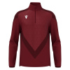 Толстовка тренировочная MACRON ANDUIN TRAINING 1/4 ZIP TOP CARDINAL/DARK CARDINAL