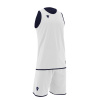 Комплект баскетбольный MACRON X500 SET REVERSIBLE NAVY/WHITE