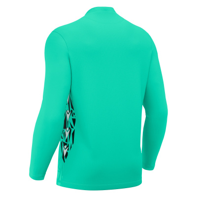 Футболка спортивная MACRON CORVUS ECO GK SHIRT TURQUOISE/BLACK