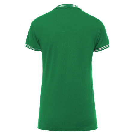 Поло спортивное женское х/б MACRON HAMBO POLO GREEN/WHITE