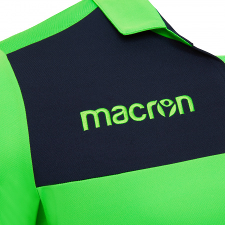 Футболка спортивная MACRON NUNKI SHIRT NEON GREEN/NAVY/RED