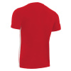 Футболка спортивная х/б MACRON FLUTE T-SHIRT RED/WHITE