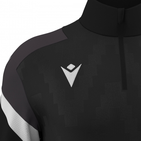 Толстовка тренировочная HOLLOW TRAINING 1/4 ZIP TOP BLACK/WHITE