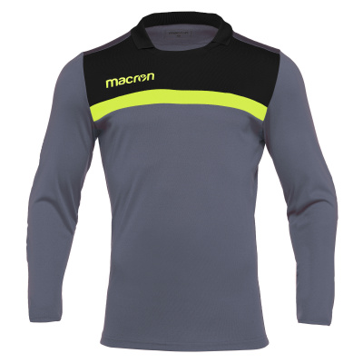 Футболка спортивная MACRON FEO SHIRT ANTHRACITE/BLACK/NEON YELLOW