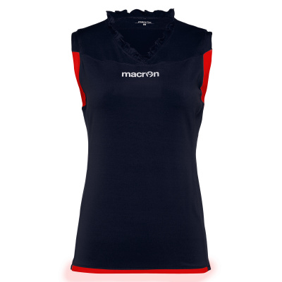 Майка спортивная MACRON XENON SLEEVELESS SHIRT NAVY/RED