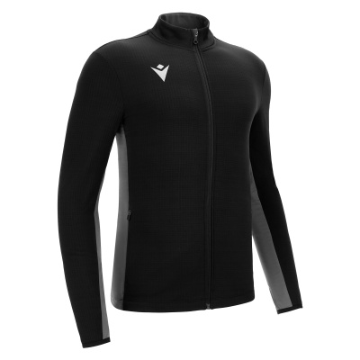 Олимпийка спортивная MACRON RECORD FULL ZIP 3D TOP BLACK/ANTHRACITE