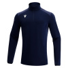 Толстовка тренировочная MACRON IOLITE TRAINING 1/4 ZIP TOP NAVY/LIGHT NAVY