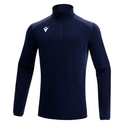 Толстовка тренировочная MACRON IOLITE TRAINING 1/4 ZIP TOP NAVY/LIGHT NAVY