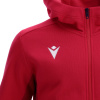 Олимпийка спортивная MACRON TRUMPET FULL ZIP HOODED SWEATSHIRT RED/DARK RED