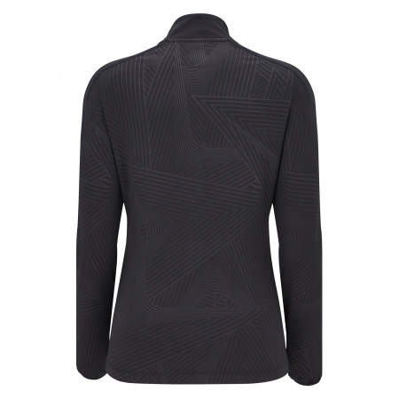 Тренировочная олимпийка женская MACRON ESTELLE ICON FULL ZIP TOP BLACK