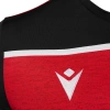 Футболка спортивная MACRON DENEB SHIRT RED/BLACK/WHITE