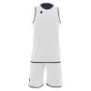 Комплект баскетбольный MACRON X500 SET REVERSIBLE NAVY/WHITE