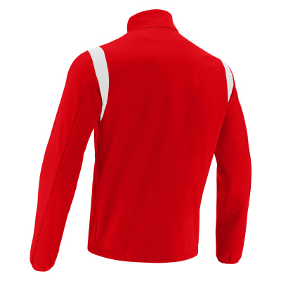 Толстовка тренировочная MACRON GANGE TRAINING 1/4 ZIP TOP RED/WHITE
