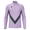 Толстовка тренировочная MACRON YARUGA TRAINING 1/4 ZIP TOP LILAC/ANTHRACITE