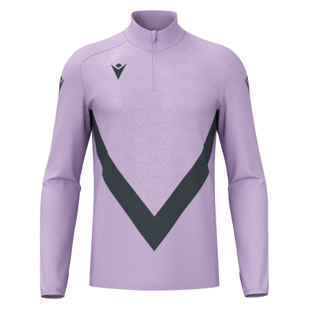 Толстовка тренировочная MACRON YARUGA TRAINING 1/4 ZIP TOP LILAC/ANTHRACITE