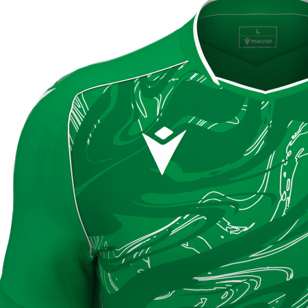 Футболка спортивная MACRON ARCANE ECO SHIRT GREEN/WHITE
