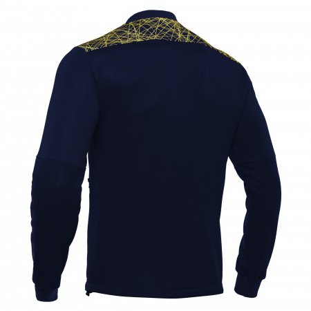 Олимпийка парадная MACRON SHIVA MICROFIBER FULL ZIP TOP NAVY/YELLOW