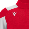 Толстовка тренировочная MACRON CUZCO TRAINING 1/4 ZIP TOP RED/WHITE