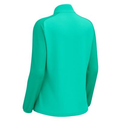 Толстовка тренировочная женская MACRON LENA TRAINING 1/4 ZIP TOP TURQUOISE/DARK TURQUOISE