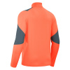 Толстовка тренировочная MACRON IZEL TRAINING 1/4 ZIP TOP NEON CORAL/ANTHRACITE