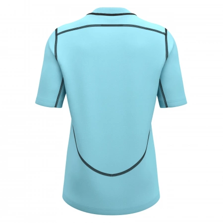 Регбийка игровая MACRON PERIDOT SHIRT COLUMBIA/BLACK