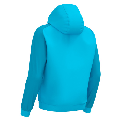 Худи спортивное MACRON HORN HOODY POLY NEON SKY/DARK NEON SKY