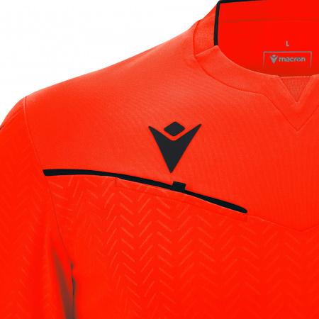 Футболка судейская проф. MACRON PONNET ECO SHIRT NEON RED