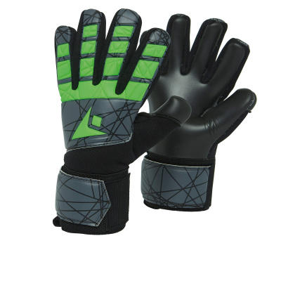 Перчатки вратарские MACRON CAYMAN XH GK GLOVES JR BLACK/ANTHRACITE/ NEON GREEN