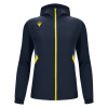 Олимпийка спортивная MACRON TIAMAT FULL LENGTH ZIP TOP NAVY/YELLOW