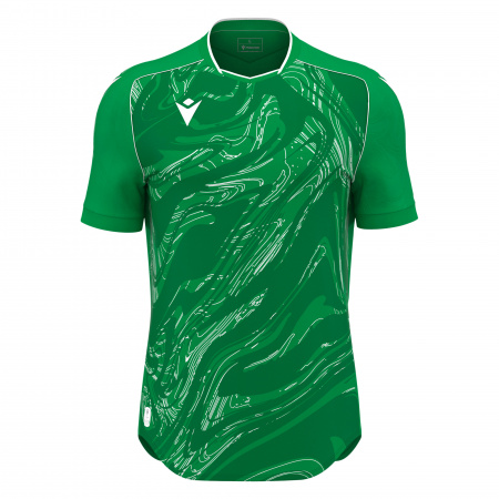 Футболка спортивная MACRON ARCANE ECO SHIRT GREEN/WHITE