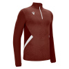 Толстовка тренировочная MACRON FRASER TRAINING 1/4 ZIP TOP CARDINAL/WHITE