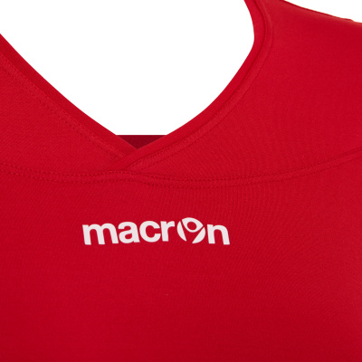 Майка спортивная MACRON MERCURY SLEEVELESS SHIRT RED/WHITE