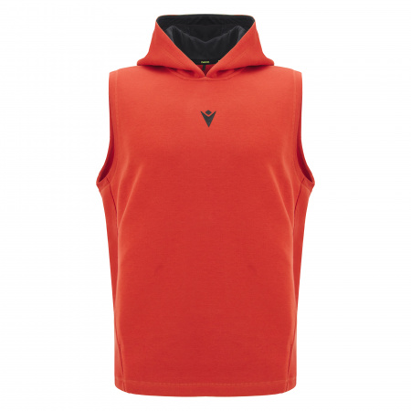 Худи спортивное MACRON REMI ICON COTTON HOODYSLEVELESS CLAY RED