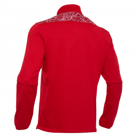Толстовка тренировочная MACRON TAGUS 1/4 ZIP TOP RED/WHITE