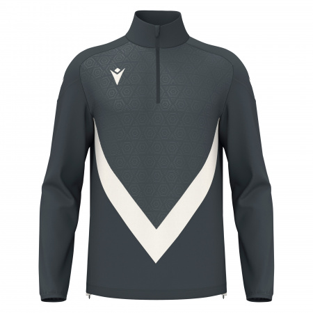 Толстовка тренировочная MACRON ANDUIN TRAINING 1/4 ZIP TOP ANTHRACITE/OFFWHITE