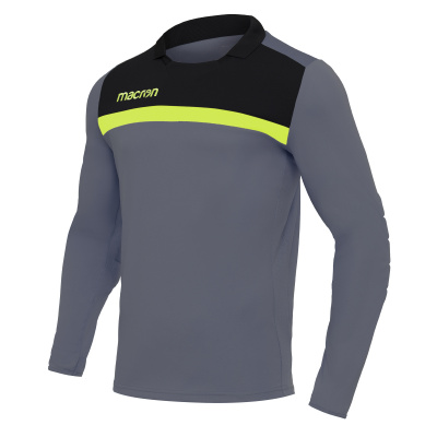 Футболка спортивная MACRON FEO SHIRT ANTHRACITE/BLACK/NEON YELLOW
