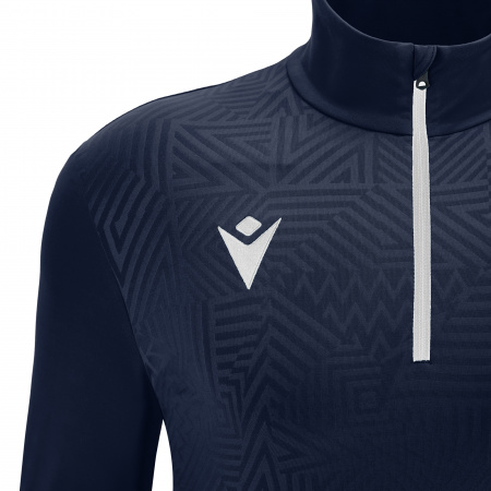 Толстовка тренировочная MACRON FRASER TRAINING 1/4 ZIP TOP NAVY/WHITE