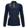 Толстовка тренировочная MACRON FRASER TRAINING 1/4 ZIP TOP NAVY/YELLOW