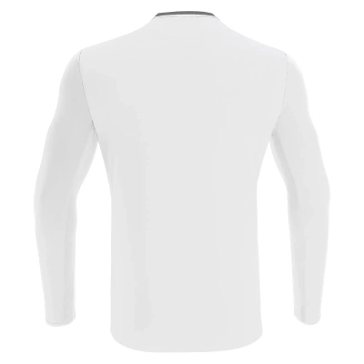 Футболка спортивная MACRON DENEB SHIRT LS WHITE/ANTHRACITE