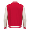 Куртка спортивная MACRON FIDDLE VARSITY COLLEGE JACKET RED/OFFWHITE