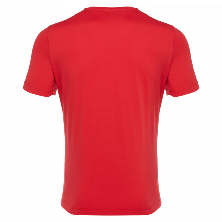 Футболка спортивная х/б MACRON FLUTE T-SHIRT RED/WHITE