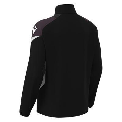 Толстовка тренировочная HOLLOW TRAINING 1/4 ZIP TOP BLACK/WHITE