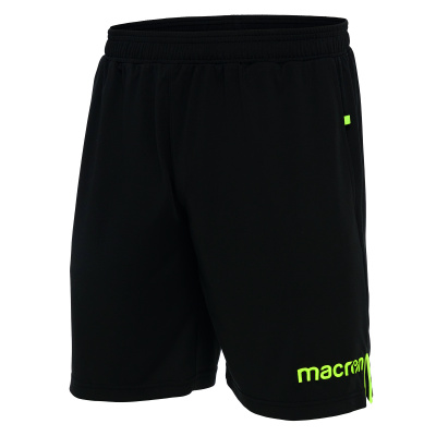 Шорты спортивные MACRON ALDEBARAN SHORT BLACK/NEON YELLOW